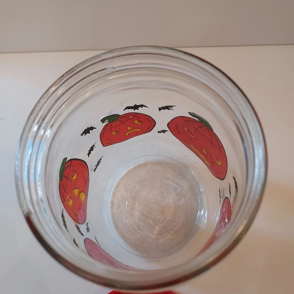 Vintage Glass Canister Pumpkins and Bats - Picture 10 of 10